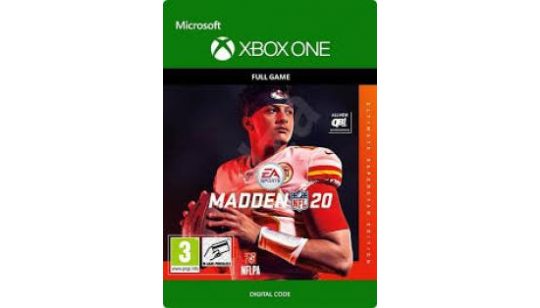Madden NFL 20 Xbox Onekey cover