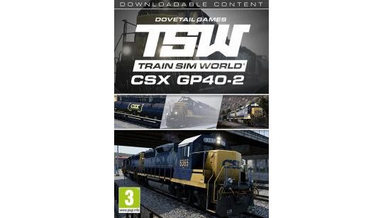 Train Sim World®: CSX GP40-2 Loco Add-On cover Train Sim World®: CSX GP40-2 Loco Add-On cover