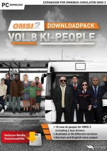 OMSI 2 Downloadpack Vol. 8 - AI people cover
