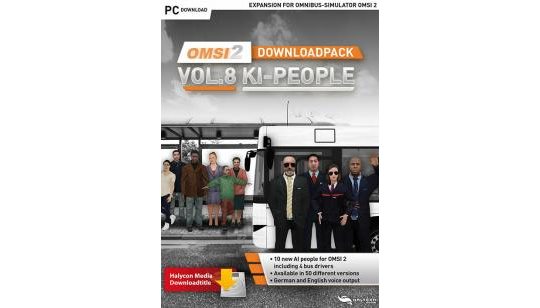 OMSI 2 Downloadpack Vol. 8 - AI people cover