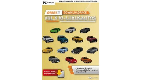 OMSI 2 Add-On Downloadpack Vol. 9 - KI-Luxusautos cover